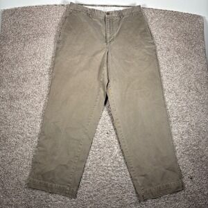 GAP Relaxed Fit Khaki Pants Mens 34x30 Cotton Twill Casual Chinos